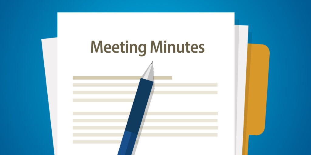 Writing Meeting Minutes Before the Meeting?